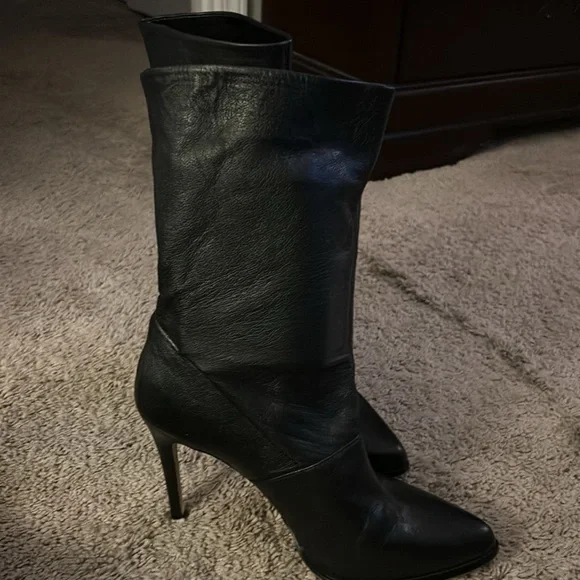 BCBGGeneration Leather Booties - Picture 3 of 6